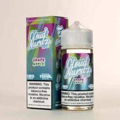 アメリカ製Cloud Nurdz E-Liquid - グレープアップルアイス - 100ml