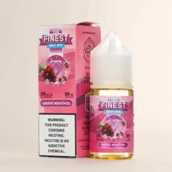 USA製 ザ・ファイネスト Eリキッド ソルトニックシリーズ グレープメンソール 30ml